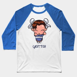 Baby Chun Li Yatta! Baseball T-Shirt